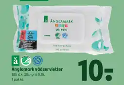 Coop 365 Änglamark vådservietter tilbud
