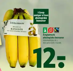 Coop 365 Änglamark økologiske bananer tilbud