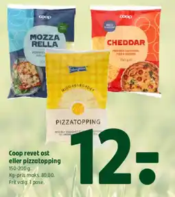Coop 365 Coop revet ost eller pizzatopping tilbud