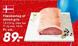 Bilka Flæskesteg af dansk gris tilbud
