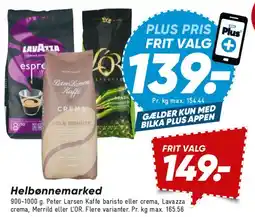 Bilka Helbønnemarked (hele bønner) tilbud