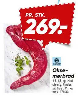 Bilka Okse-mørbrad tilbud