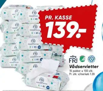 Bilka Vådservietter tilbud