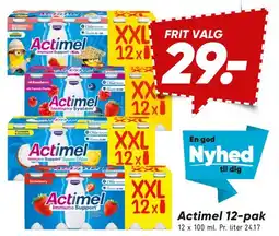 Bilka Actimel 12-pak tilbud