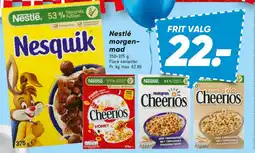 Bilka Nestlé morgenmad (Nesquik / Cheerios) tilbud