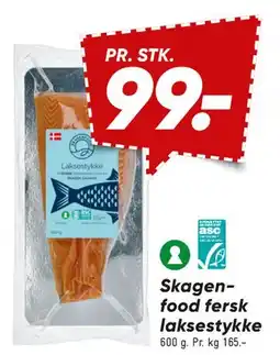 Bilka Skagenfood fersk laksestykke tilbud