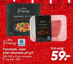 Bilka Tunsteak, rejer eller Gambas pil pil tilbud
