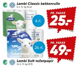 Bilka Lambi Classic køkkenrulle tilbud
