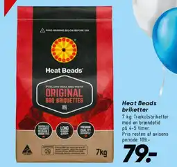 Bilka Heat Beads BBQ briketter tilbud