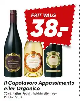 Bilka Il Capolavoro Appassimento eller Organico tilbud