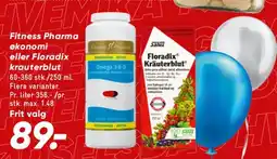 Bilka Fitness Pharma økonomi eller Floradix Kräuterblut tilbud