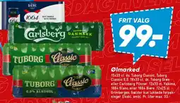 Bilka Ølmarked (Tuborg, Carlsberg m.fl.) tilbud