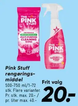 Bilka Pink Stuff rengøringsmiddel tilbud