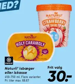 Bilka Naturli' isbæger / iskasse tilbud