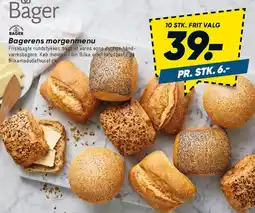 Bilka Assorterede rundstykker og boller (øverste venstre område) tilbud