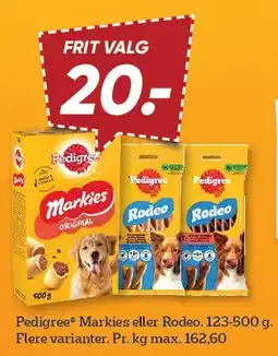 Bilka Pedigree Markies eller Rodeo tilbud