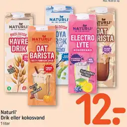 REMA 1000 Naturli' - Drik eller kokosvand tilbud