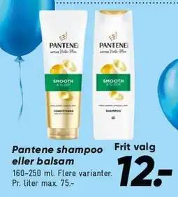 Bilka Pantene shampoo eller balsam tilbud