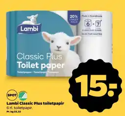 Netto Lambi Classic Plus toiletpapir tilbud