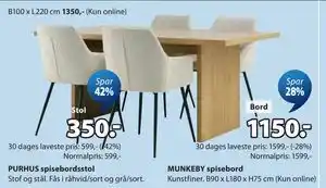 MUNKEBY spisebord