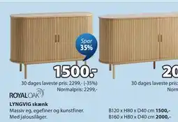 JYSK LYNGVIG skænk tilbud