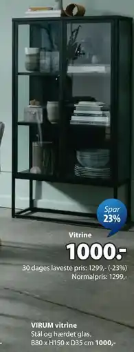 JYSK VIRUM vitrine tilbud