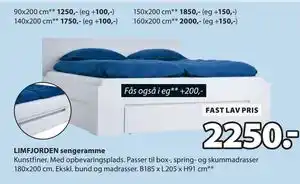 LIMFJORDEN sengeramme