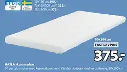 JYSK HASLA skummadras tilbud