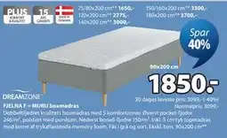 JYSK FJELNA F + MURU boxmadras tilbud