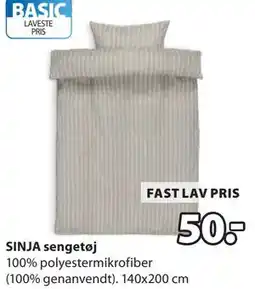 JYSK SINJA sengetøj tilbud