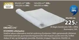 JYSK DREAMZONE EFJORDEN rullemadras tilbud