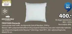 JYSK FROSTISEN fiberpude tilbud