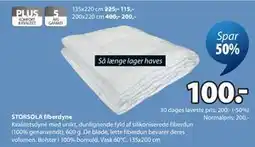 JYSK STORSOLA fiberdyne tilbud