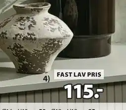 JYSK RAGNAR vase tilbud