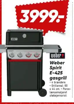 Bilka Weber Spirit E-425 gasgrill tilbud