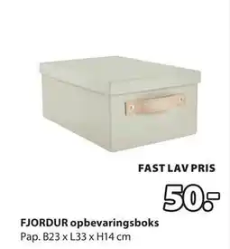 JYSK FJORDUR opbevaringsboks tilbud