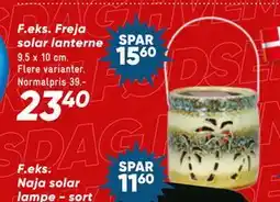 Bilka Freja solar lanterne tilbud