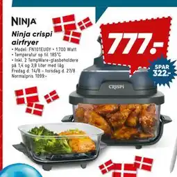 Bilka Ninja crispi airfryer tilbud