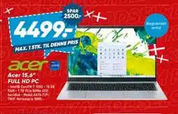 Bilka Acer 15,6” FULL HD PC tilbud