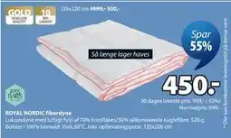 JYSK ROYAL NORDIC fiberdyne tilbud