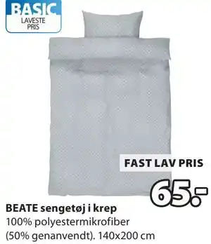 BEATE sengetøj i krep
