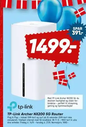 TP-Link Archer NX200 5G Router