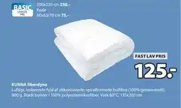 JYSK KUNNA fiberdyne tilbud