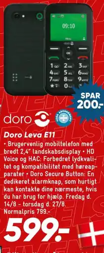 Bilka Doro Leva E11 tilbud