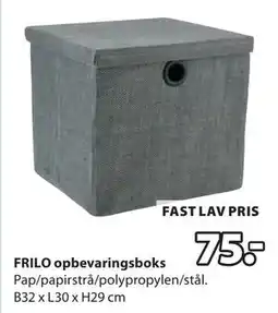 JYSK FRILO opbevaringsboks tilbud
