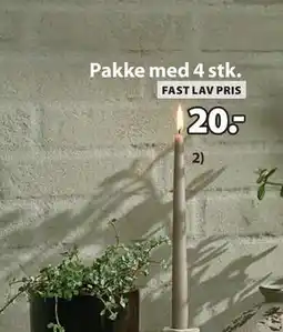 JYSK DINES kronelys tilbud