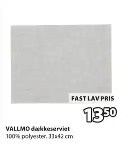 JYSK VALLMO dækkeserviet tilbud