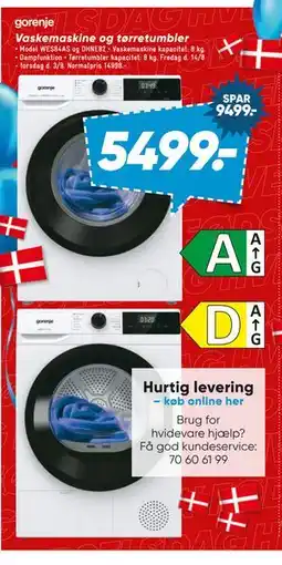 Bilka Vaskemaskine og tørretumbler tilbud