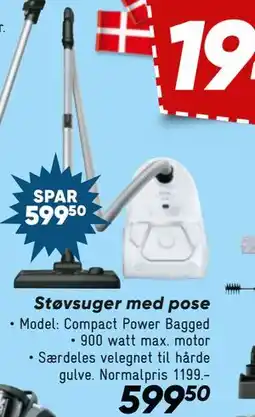 Bilka Støvsuger med pose tilbud