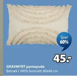 JYSK GRAVMYRT pyntepude tilbud